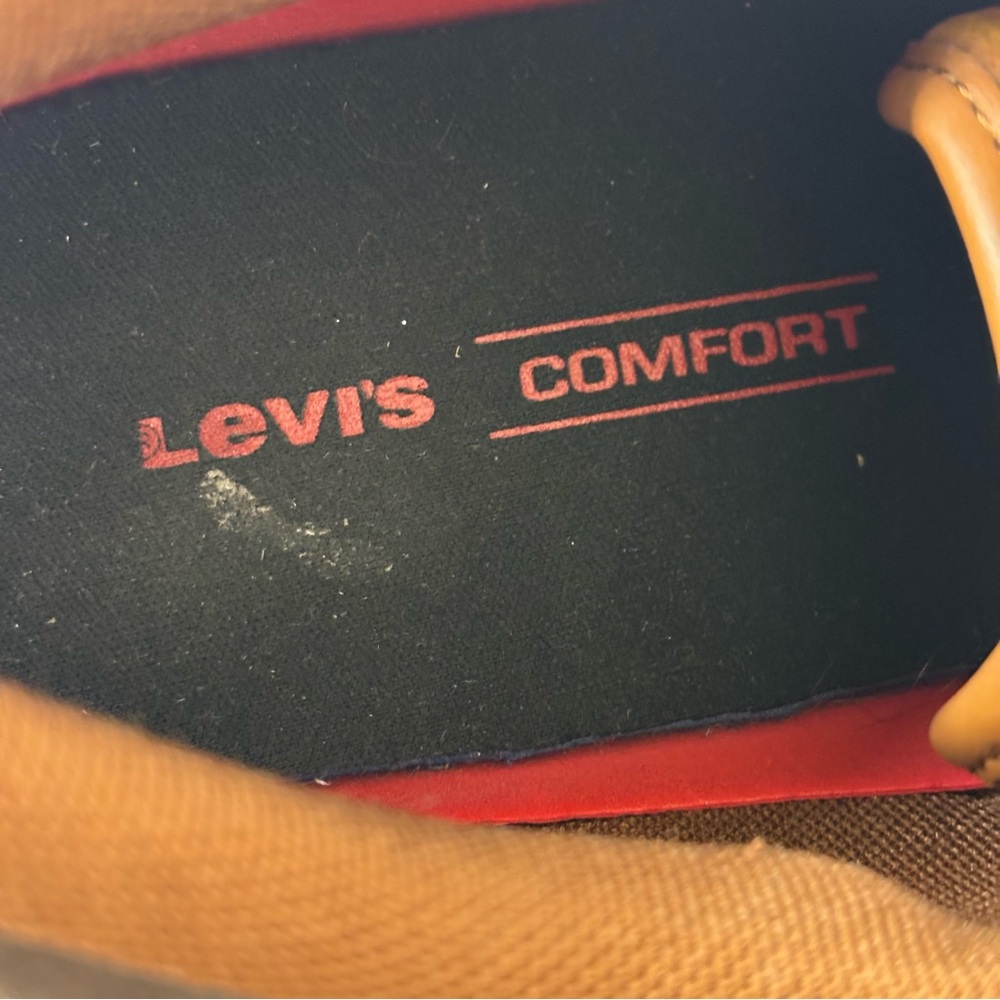 Levi’s Sneakers Comfort Lace Up Classic Low Top Tennis Shoes Brown Size 9 - Picture 13 of 16
